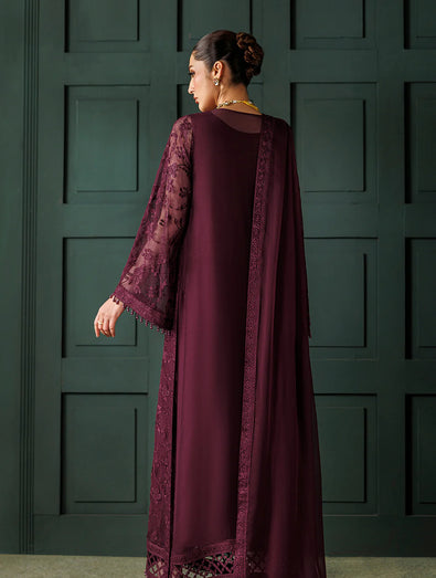 BAROQUE - EMBROIDERED CHIFFON UF-4436