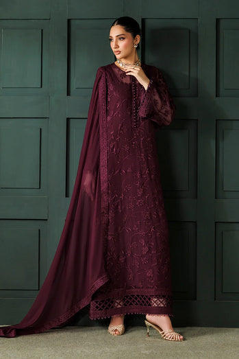 BAROQUE - EMBROIDERED CHIFFON UF-4436