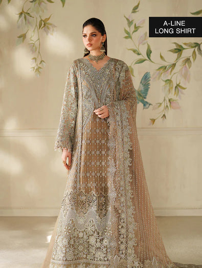 BAROQUE- EMBROIDERED CHIFFON CH14-08