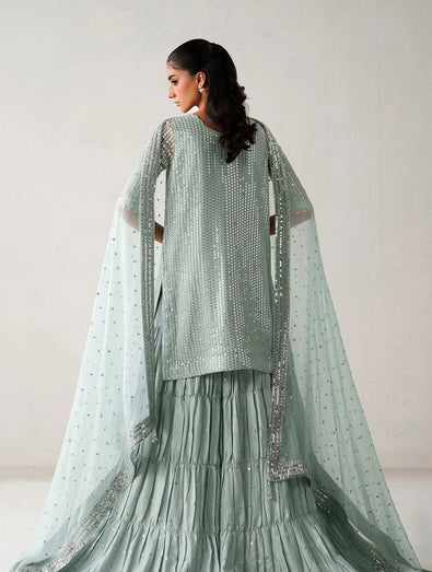 BAROQUE - EMBROIDERED CHIFFON UF-4389