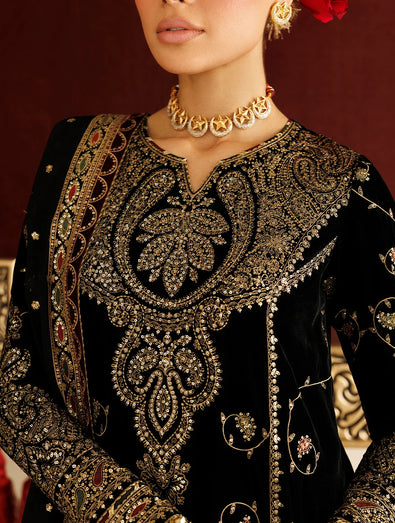 Jazmin - Embroidered Velvet Formal CVF26-D05