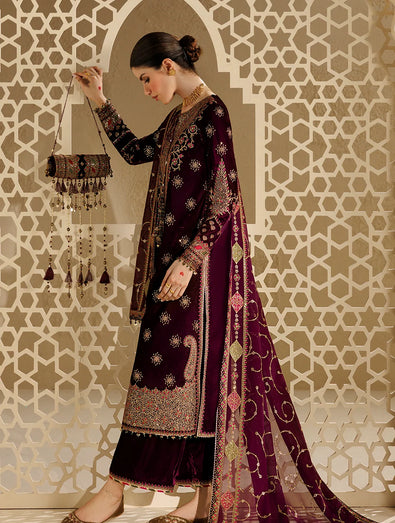 Jazmin - Embroidered Velvet Formal CVF26-D08