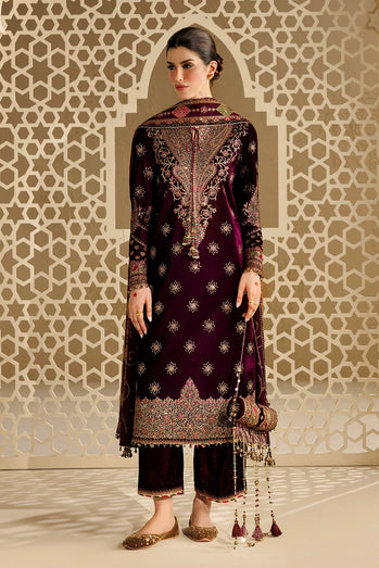 Jazmin - Embroidered Velvet Formal CVF26-D08