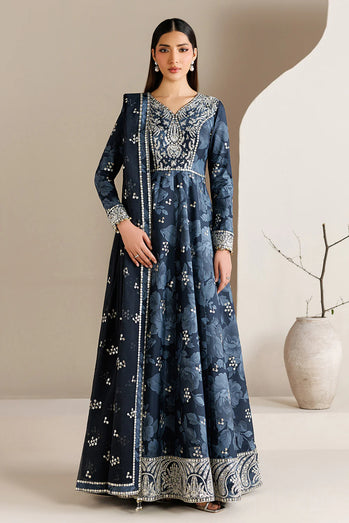 Jazmin - EMBROIDERED RAW SILK UR-7086