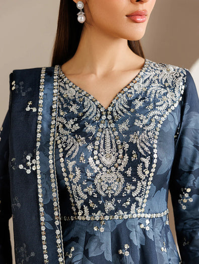 Jazmin - EMBROIDERED RAW SILK UR-7086