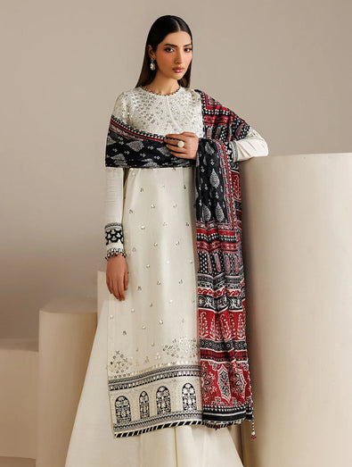 Jazmin - EMBROIDERED RAW SILK UR-7080