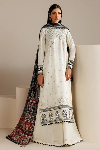Jazmin - EMBROIDERED RAW SILK UR-7080