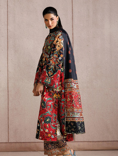Jazmin - EMBROIDERED RAW SILK UR-7083