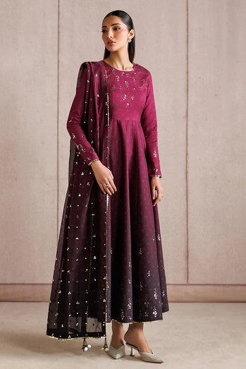 Jazmin - EMBROIDERED RAW SILK UR-7073