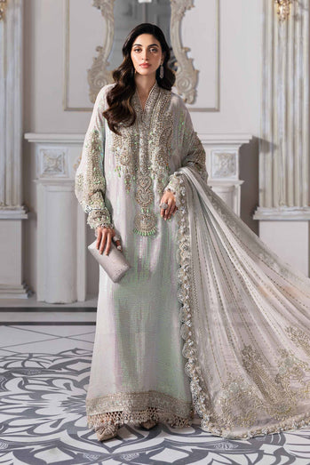 Embroidered Chiffon Suit | BD-3005