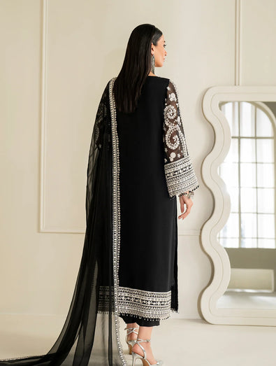 BAROQUE - EMBROIDERED CHIFFON UF-4158