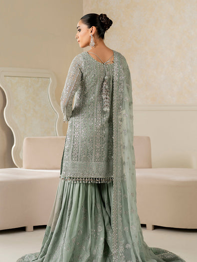 BAROQUE EMBROIDERED CHIFFON UF-4160