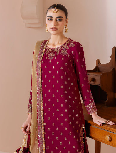 JAZMIN - Embroidered Velvet Formal CVF D-11