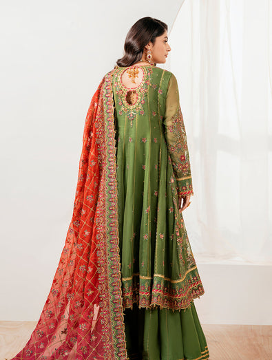 BAROQUE EMBROIDERED CHIFFON UF-4037