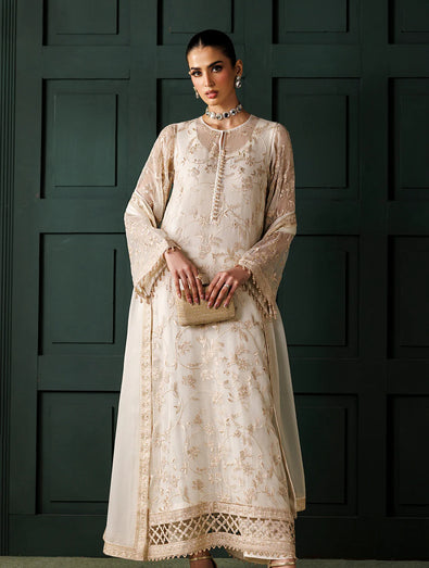 BAROQUE - EMBROIDERED CHIFFON UF-4437