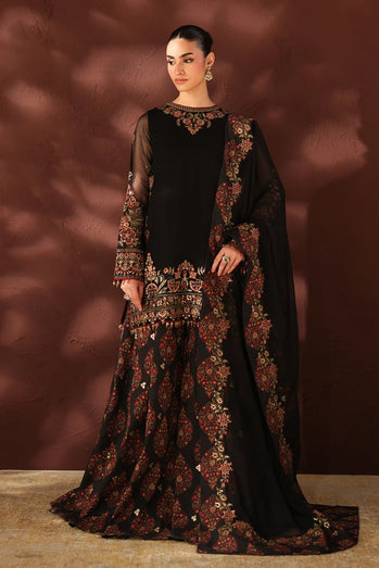 BAROQUE - EMBROIDERED CHIFFON UF-4488