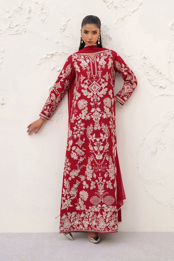 BAROQUE - EMBROIDERED RAW SILK UF-4386