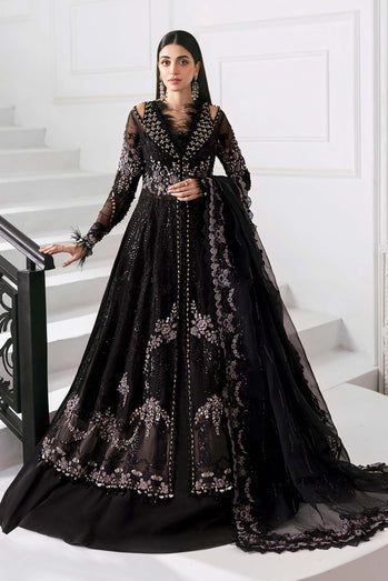 Embroidered Organza Suit | BD-3004