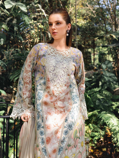 MARIA B - Embroidered Lawn Suit MPT-2910-B