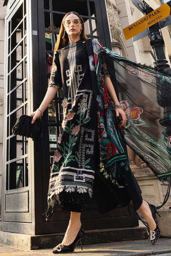MARIA B - Embroidered Jacquard Lawn Suit EL-26-11