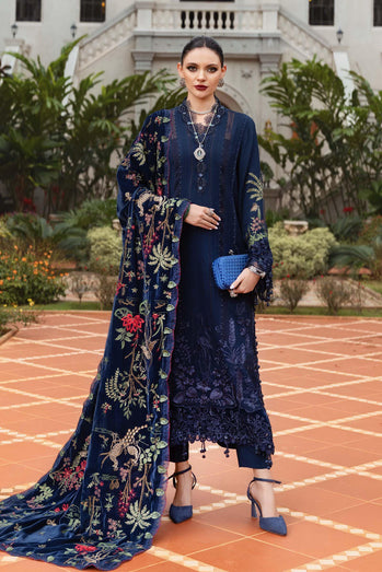 MARIA -  Embroidered Twill Linen Suit WL-1312