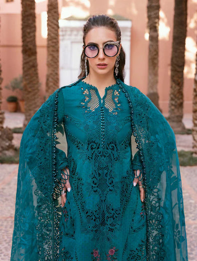 Embroidered Dobby Lawn Suit | D-2513-B