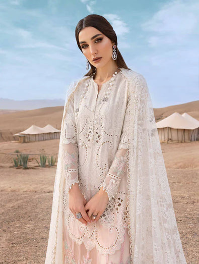 Embroidered Dobby Lawn Suit | D-2515-A