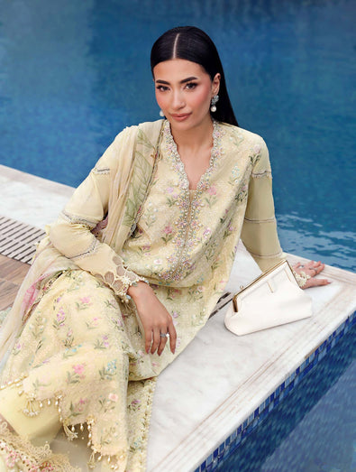 MARIA B - Embroidered Lawn Suit MPT-3001-A