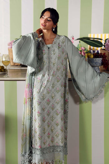 MARIA B - Embroidered Lawn Suit MPT-3001-B