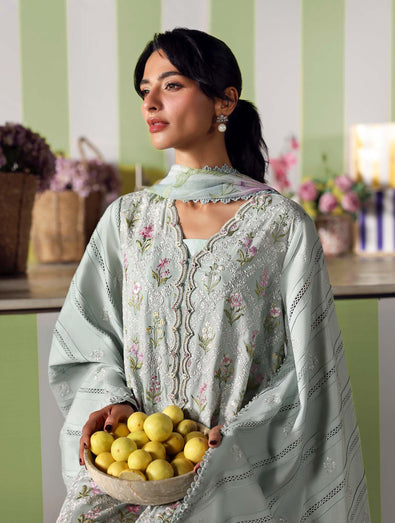 MARIA B - Embroidered Lawn Suit MPT-3001-B