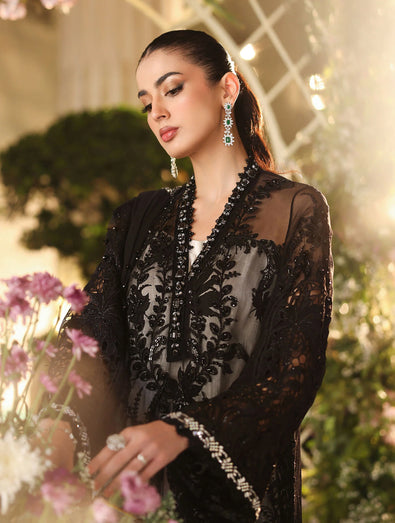 MARIA B - Embroidered Chiffon Suit MPC-26-101