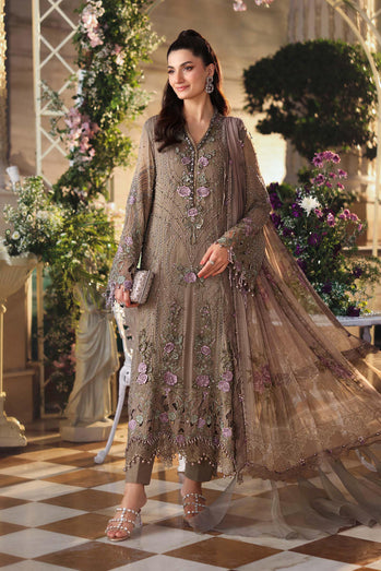 MARIA B - Embroidered Chiffon Suit MPC-26-102