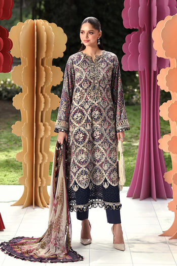MARIA B - Embroidered Lawn Suit MPT-3003-B