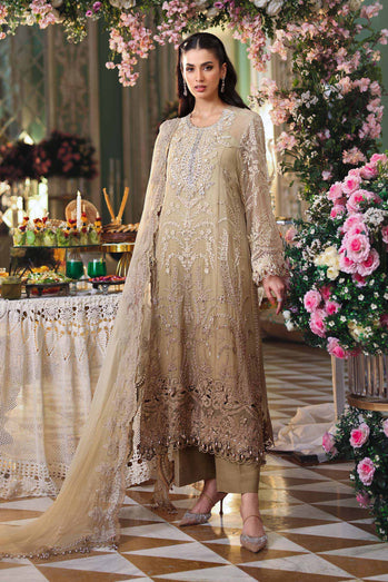 MARIA B - Embroidered Chiffon Suit MPC-26-103