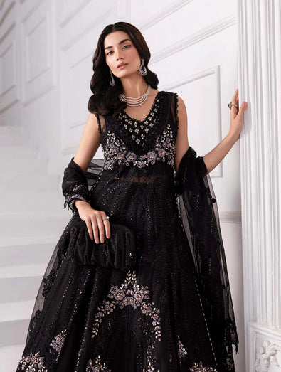 Embroidered Organza Suit | BD-3004