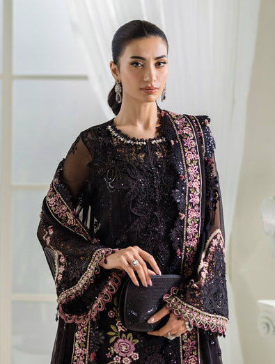MARIA-B Embroidered Chiffon Suit | MPC-25-104
