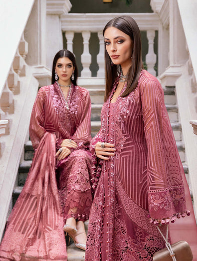 MARIA B- Embroidered Organza Suit WL-1304
