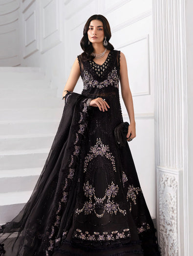 Embroidered Organza Suit | BD-3004