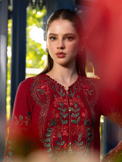 MARIA B - Embroidered Jacquard Lawn Suit EL-26-05