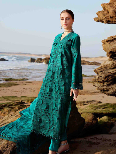 Embroidered Organza Lawn Suit | EID LAWN-25-05