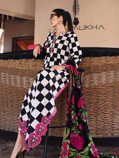 MARIA B - Embroidered Lawn Suit MPT-2906-B