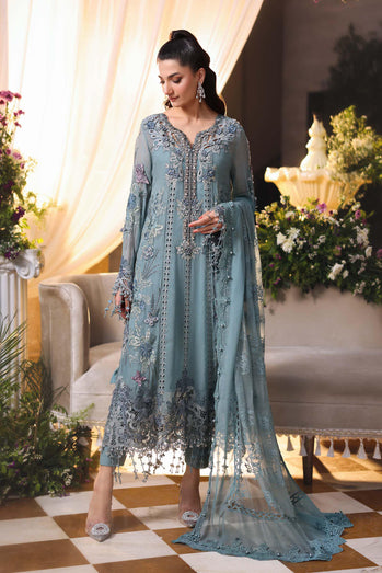 MARIA B - Embroidered Chiffon Suit MPC-26-106