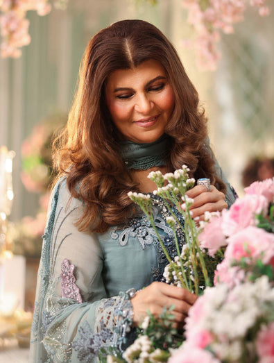 MARIA B - Embroidered Chiffon Suit MPC-26-106