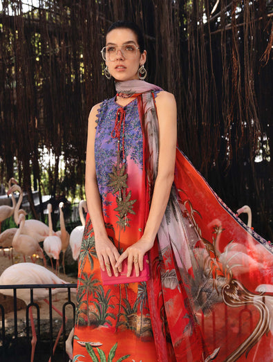 MARIA B - Embroidered Lawn Suit MPT-2907-B