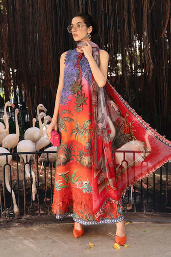 MARIA B - Embroidered Lawn Suit MPT-2907-B