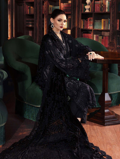 MARIA-B Embroidered Linen Suit WL-13079