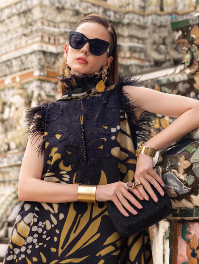 MARIA B- Embroidered Linen Suit MPT-2809-B