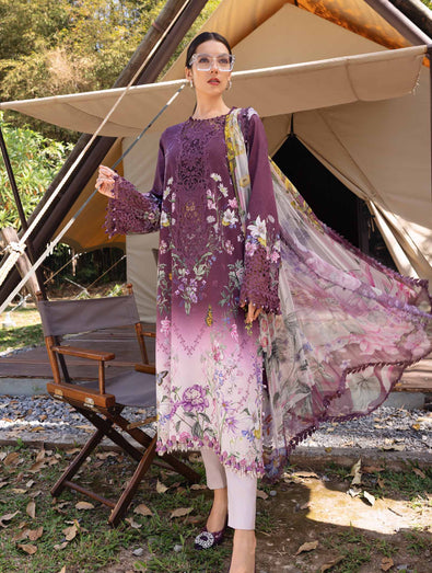 MARIA B - Embroidered Lawn Suit MPT-2909-B