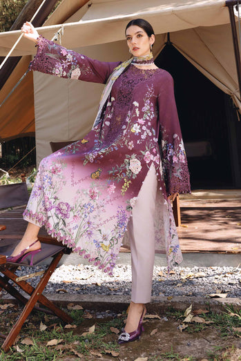 MARIA B - Embroidered Lawn Suit MPT-2909-B
