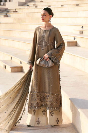 MARIA B - Embroidered Jacquard Lawn Suit D-2602-A